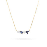 925 Silver Chain Necklace with Zircon Pendant