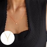 925 Silver Baroque Pearl Pendant Necklace For Woman