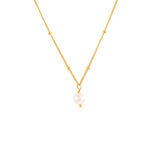 925 Silver Baroque Pearl Pendant Necklace For Woman