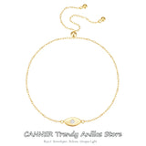 925 Silver Zircon Charm Bracelet for Women CZ Adjustable Couple Jewelry