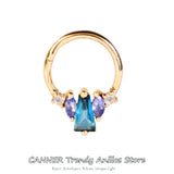 CANNER Colorful Zircon Stone Ear Bone Earrings 925 Sterling Silver