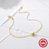 925 Silver Heart-Shape Pendant Bracelets For Couples