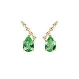 925 Silver CZ Stud Earrings Women Party Piercing Jewelry
