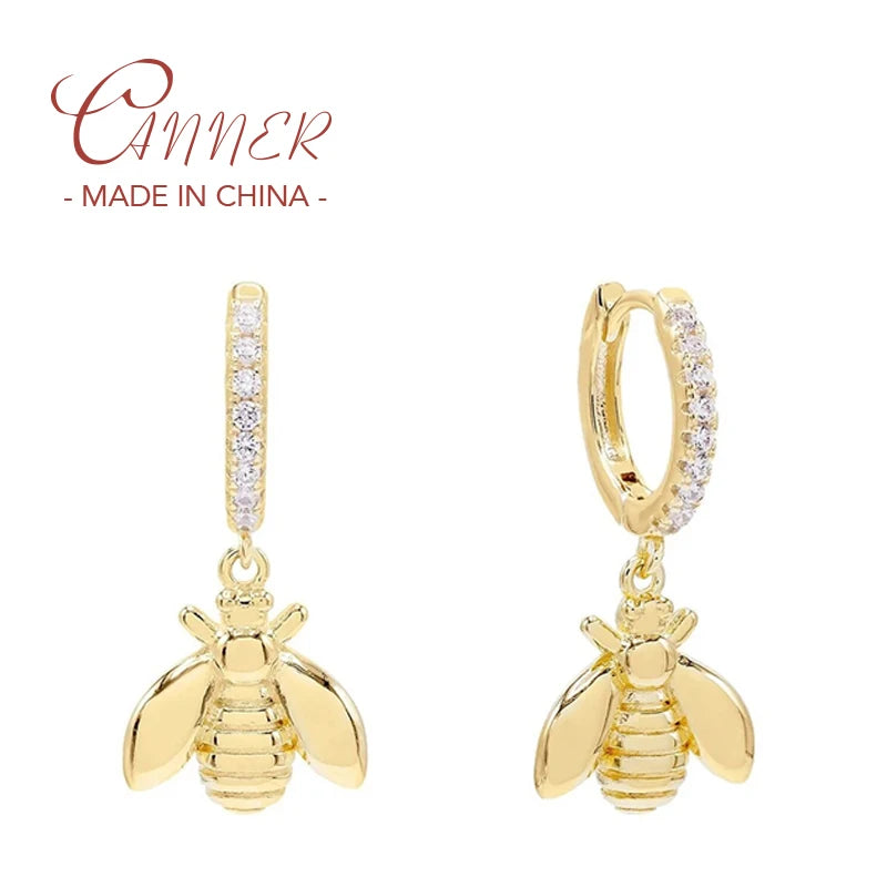 925 Silver Vintage Leopard Head Drop Earrings