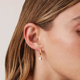 925 Silver Drop Earrings Zircon Butterfly Star Hanging Earring