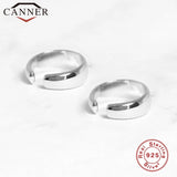 925 Silver Geometric Circle Ear Cuff Earring