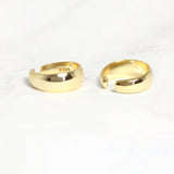 925 Silver Geometric Circle Ear Cuff Earring