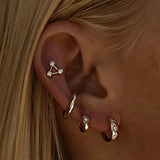 925 Silver 8 Star Drop Earrings Zirconia Wedding Party Aros Fine Jewelry
