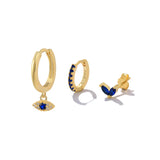 925 Silver Earrings Set Bling Zircon Piercing 3PCS