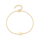 925 Silver Inlaid Charm Bracelet Women Jewelry