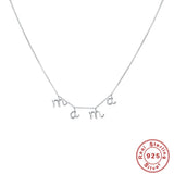 925 Silver Mama Letter Pendant Necklace for Women