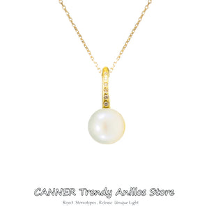 925 Silver Pearl Choker Necklace Women Wedding Jewelry