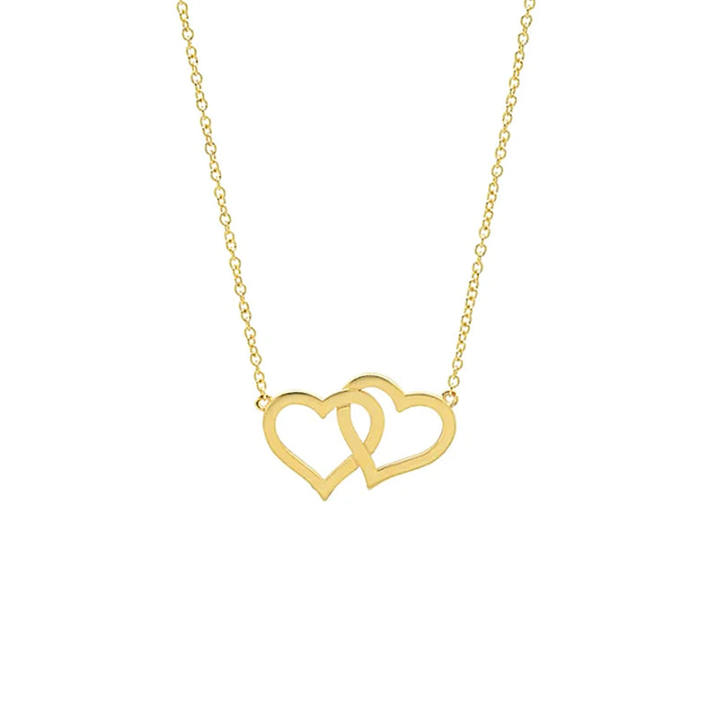 925 Silver Loves Heart Necklace & Pendant For Women Gift Jewelry For Mum