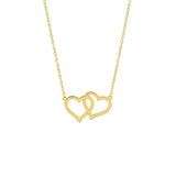 925 Silver Loves Heart Necklace & Pendant For Women Gift Jewelry For Mum