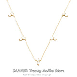 925 Silver Zircon Charm Choker Necklace Pendant Jewelry