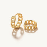 925 Silver CZ Ear Hoop Earrings Women Huggie Circle Earings