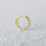 925 Silver Small Piercing Cartilage Earrings Nose Ring