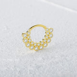 925 Silver Small Piercing Cartilage Earrings Nose Ring