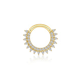 925 Silver Small Piercing Cartilage Earrings Nose Ring