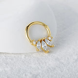 925 Silver Small Piercing Cartilage Earrings Nose Ring