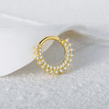 925 Silver Small Piercing Cartilage Earrings Nose Ring