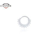 925 Silver Hoop Earrings Zircon Nose Piercing Cartilage Earings 1pc