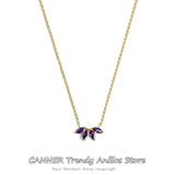 925 Silver Horse Eye Zircon Collarbone Chain Choker Necklace for Women