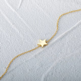 925 Silver INS Star Adjustable Chain Bracelet for Women
