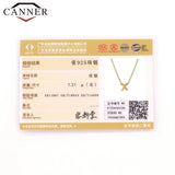 925 Silver Initial Letter Pendant Necklace Women Choker Collar Jewelry