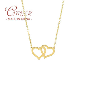 925 Silver Ins Style Heart Pendant Necklace for Mother's Gift