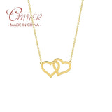 925 Silver Ins Style Heart Pendant Necklace for Mother's Gift