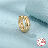 925 Silver Zircon Ear Cuff Vintage No Pierced Clip
