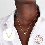 925 Silver Badminton Racket Pendant Necklace for Women