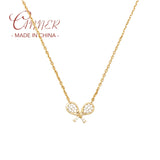 925 Silver Badminton Racket Pendant Necklace for Women