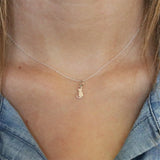 925 Sterling Silver Cat Necklace Silver Chain Chokers Necklace