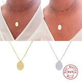 925 Silver Eye Pattern Choker Necklace for Women