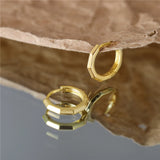 925 Silver Plated Hoop Earrings