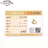 925 Silver Snake Round Opening Ring Wedding Fine Jewelry