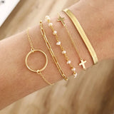 925 Silver Paperclip Bracelet for Women Plated Chain Ladies Jewelry