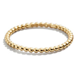 925 Silver Single Row Bead Ring Women American European Ins Style Finger Rings