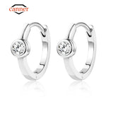 925 Silver Moissanite Huggie Hoop Earrings