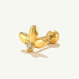 925 Silver CZ Dazzling Cartilage Stud Earrings for Women