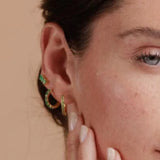925 Silver Stud Earrings Asymmetrical Zircon Mini Earring For Women