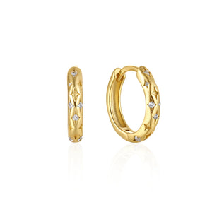 925 Silver Small Circle Hoops Earrings Anti-allergic Ear Buckle Women Jewelry