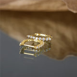 925 Silver Small Circle Hoops Earrings Anti-allergic Ear Buckle Women Jewelry