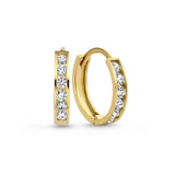 925 Silver Triangle Earrings Ladies Cartilage Wedding Party Jewelry