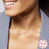 Turquoise Zircon Pendant Necklace for Women