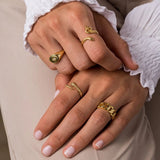 925 Silver Vintage Open Snake Ring Women Punk Party Engagement Wedding Jewelry