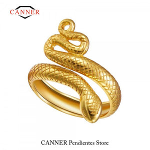 925 Silver Vintage Open Snake Ring Women Punk Party Engagement Wedding Jewelry