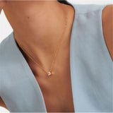 925 Silver Zircon Necklace for Women Clavicle Choker Wedding Jewelry